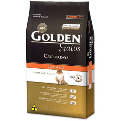 GoldeN Gatos Castrados Salmão