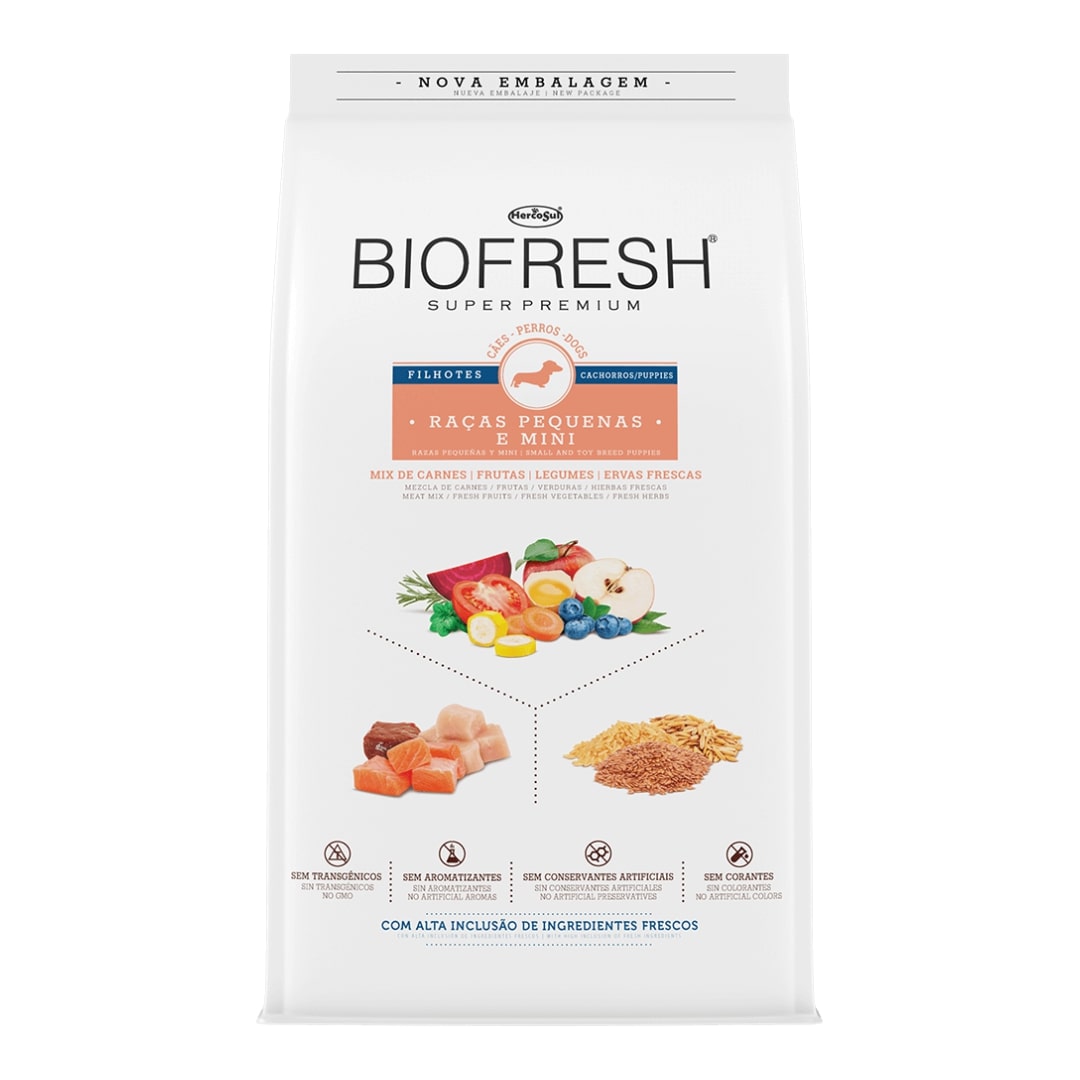 Biofresh Cães Filhotes Raças Pequenas e Minis
